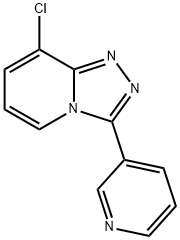 8-Chloro-3-(3'-pyridyl)-1,2,4-triazolo[4,3-a]pyridine 结构式