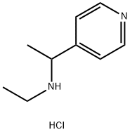 乙基[1-(吡啶-4-基)乙基]胺二盐酸盐 结构式