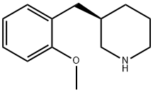 Piperidine, 3-[(2-methoxyphenyl)methyl]-, (3R)- 结构式