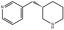 Pyridine, 3-[(3S)-3-piperidinylmethyl]- 结构式