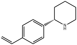 (2S)-2-(4-ETHENYLPHENYL)PIPERIDINE 结构式