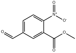 5-甲酰基-2-硝基苯甲酸甲酯 结构式