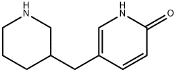2(1H)-Pyridinone, 5-(3-piperidinylmethyl) 结构式