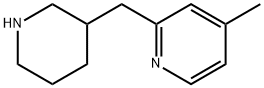 Pyridine, 4-methyl-2-(3-piperidinylmethyl)- 结构式