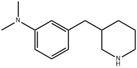 Benzenamine,N,N-dimethyl-3-(3-piperidinylmethyl)- 结构式