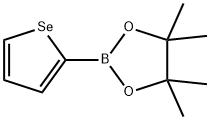 4,4,5,5-Tetramethyl-2-(selenophen-2-yl)-1,3,2-dioxaborolane 结构式
