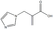 2-(1H-咪唑-1-基)甲基丙烯酸 结构式