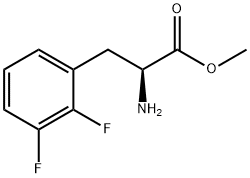 METHYL 2-AMINO-3-(2,3-DIFLUOROPHENYL)PROPANOATE 结构式