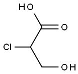 2-chloro-3-hydroxypropionic acid 结构式