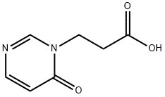 3-(6-氧亚基-1,6-二氢嘧啶-1-基)丙酸 结构式