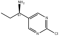 (R)-1-(2-chloropyrimidin-5-yl)propan-1-amine 结构式