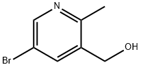 2-甲基-3-(羟甲基)-5-溴吡啶 结构式