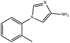 4-Amino-1-(2-tolyl)imidazole 结构式