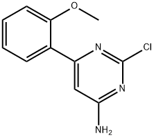 2-Chloro-4-amino-6-(2-methoxyphenyl)pyrimidine 结构式