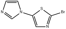 2-Bromo-5-(imidazol-1-yl)thiazole 结构式