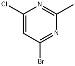 4-Chloro-6-bromo-2-methylpyrimidine 结构式