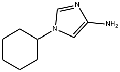 4-Amino-1-(cyclohexyl)imidazole 结构式