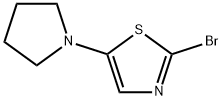 2-Bromo-5-pyrrolidinothiazole 结构式