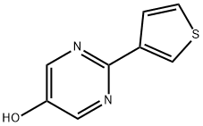 5-Hydroxy-2-(3-thienyl)pyrimidine 结构式