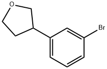 3-(3-Tetrahydrofuranyl)bromobenzene 结构式