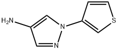 4-Amino-1-(3-thienyl)pyrazole 结构式