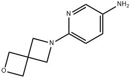 6-{2-oxa-6-azaspiro[3.3]heptan-6-yl}pyridin-3-amine 结构式