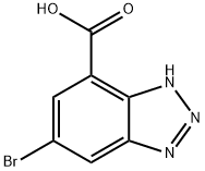 5-bromo-1H-1,2,3-benzotriazole-7-carboxylic acid 结构式