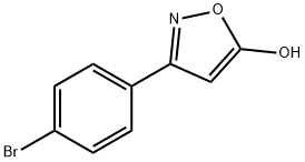 3-(4-溴苯基)-5-羟基异噁唑 结构式