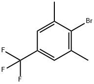 2-溴-1,3-二甲基-5-(三氟甲基)苯 结构式