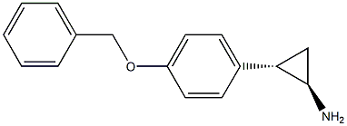 (1R,2S)-2-(4-(苄氧基)苯基)环丙胺 结构式