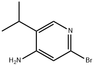 2-溴-5-异丙基吡啶-4-胺 结构式