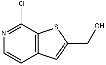 (7-Chlorothieno[2,3-c]pyridin-2-yl)methanol 结构式