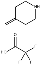 4-亚甲基哌啶三氟甲基乙酸盐 结构式