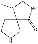1-methyl-1,3,7-triazaspiro[4.4]nonan-4-one 结构式