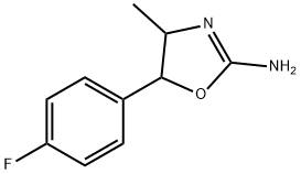 2-Oxazolamine, 5-(4-fluorophenyl)-4,5-dihydro-4-methyl- 结构式