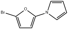 2-Bromo-5-(1H-pyrrol-1-yl)furan 结构式