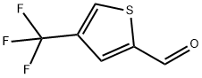 4-(trifluoromethyl)thiophene-2-carbaldehyde 结构式