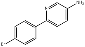 6-(4-BROMOPHENYL)PYRIDIN-3-AMINE 结构式