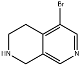 5-溴1,2,3,4-四氢-2,7-萘啶 结构式