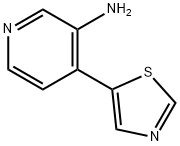 3-AMINO-4-(5-THIAZOLYL)PYRIDINE 结构式