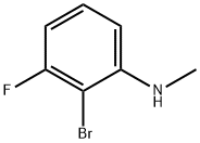 (2-Bromo-3-fluoro-phenyl)-methyl-amine 结构式