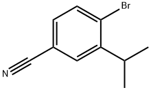 4-溴-3-异丙基苯腈 结构式