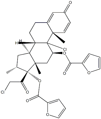 糠酸莫米松EP杂质J 结构式