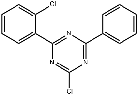 2-氯-4-(2-氯苯基)-6-苯基-1,3,5-三嗪 结构式