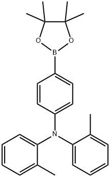 4-硼酸酯-2',2'-二甲基三苯胺 结构式