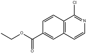 methyl 1-chloroisoquinoline-6-carboxylate 结构式