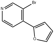 3-Bromo-4-(2-furyl)pyridine 结构式