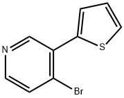 4-Bromo-3-(2-thienyl)pyridine 结构式