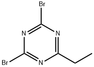 2,4-Dibromo-6-ethyl-1,3,5-triazine 结构式