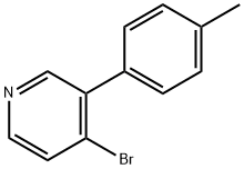 4-Bromo-3-(4-tolyl)pyridine 结构式